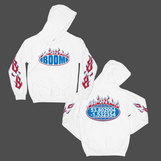 White Flame GPS Hoodie